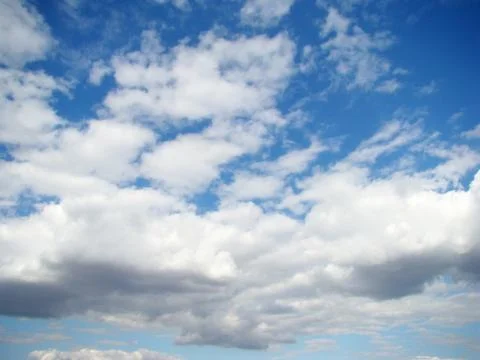 Blue sky with clouds Stock Photos