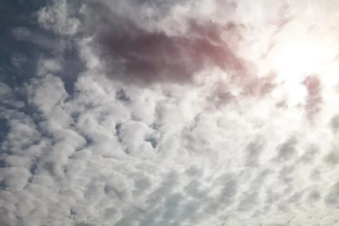 Blue sky with clouds 库存照片