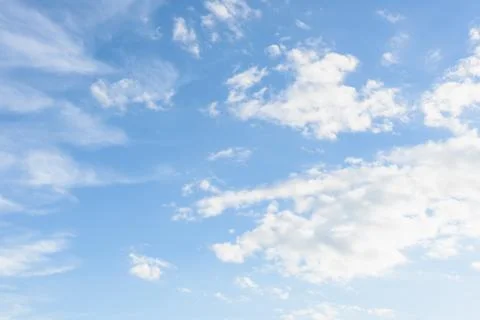 Blue sky with clouds Stock Photos