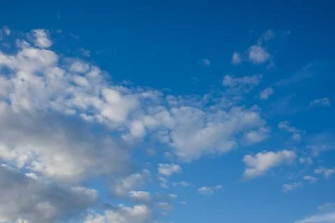 Blue sky with clouds Foto stock