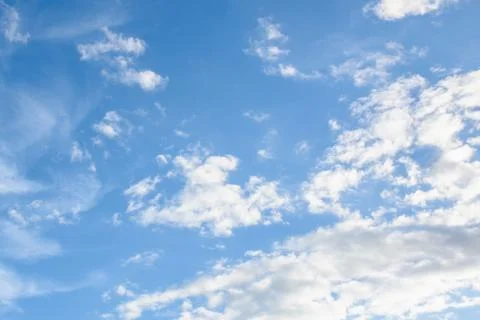 Blue sky with clouds Stock Photos