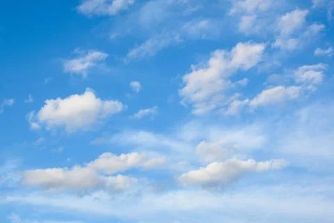 Blue sky with clouds Stock Photos