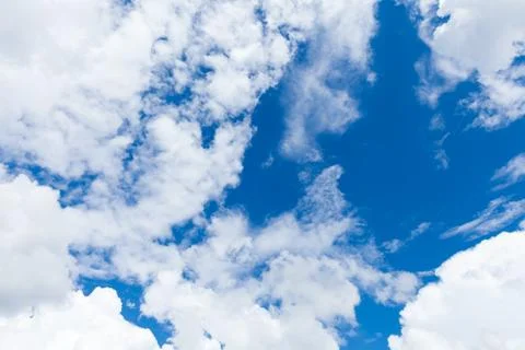 Blue sky with clouds 스톡 사진