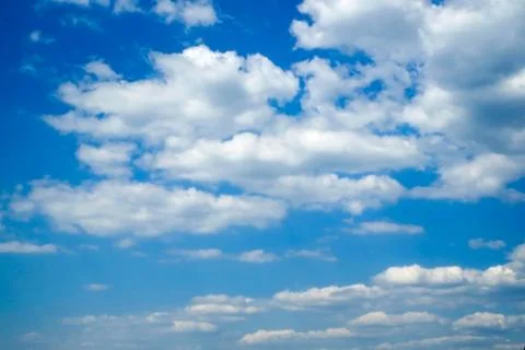 Blue Sky with clouds Stock Photos