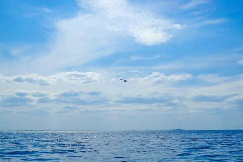 Blue Sky with clouds Stock Photos