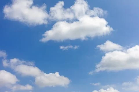 Blue sky with clouds Stock Photos