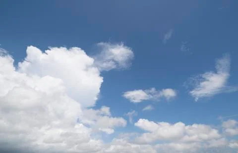 Blue sky with clouds Stock Photos