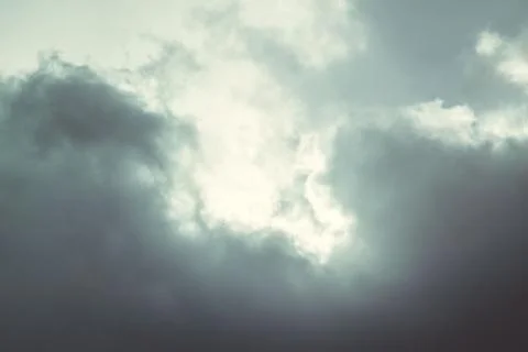 Blue sky in the clouds Stock Photos