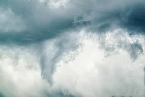 Blue sky in the clouds Stock Photos