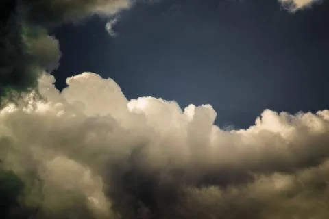 Blue sky in the clouds Stock Photos