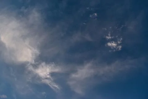 Blue sky with clouds. Stock Photos