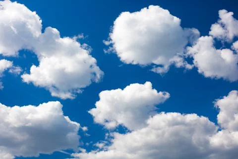 Blue sky clouds Foto stock