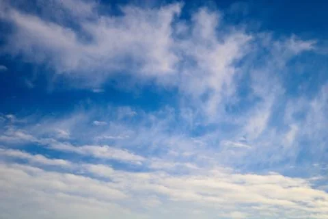 Blue sky with clouds Stock Photos