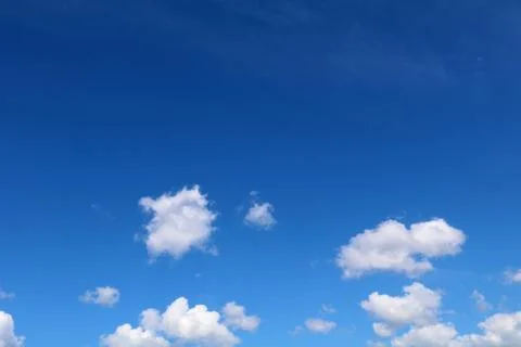 Blue Sky with Clouds Stock Photos