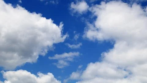 Blue Sky with Clouds Stock Photos