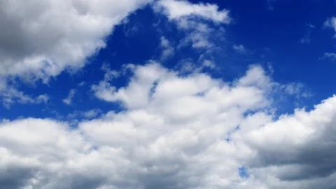 Blue Sky with Clouds Foto stock