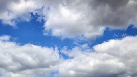 Blue Sky with Clouds Stock Photos