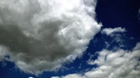 Blue Sky with Clouds Stock Photos