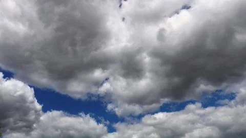 Blue Sky with Clouds Stock Photos