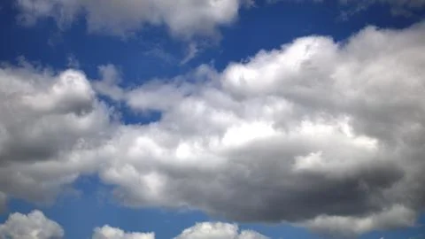 Blue Sky with Clouds Stock Photos