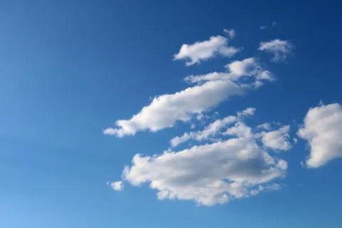 Blue Sky with Clouds Stock Photos
