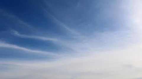 Blue Sky with Clouds Foto stock