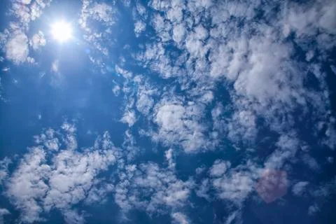 Blue sky with clouds Photos