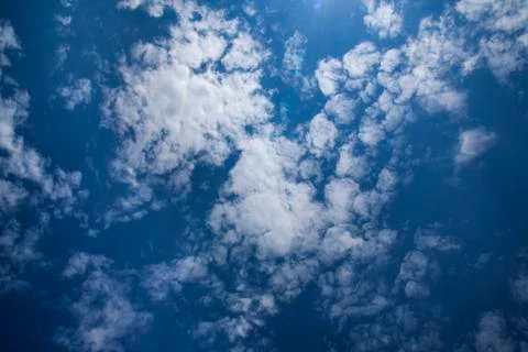 Blue sky with clouds Photos