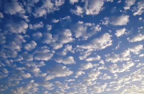 Blue Sky with Clouds Foto stock