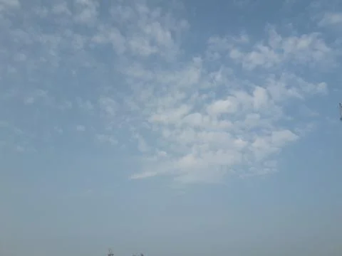 Blue sky &amp; clouds Stock Photos