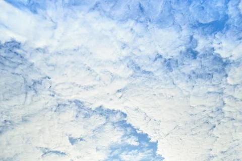 Blue sky with clouds. Stock Photos
