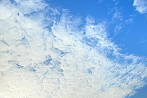 Blue sky with clouds. Stock Photos