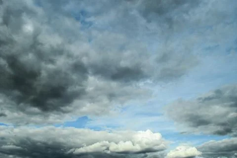 Blue sky with clouds. Stock Photos