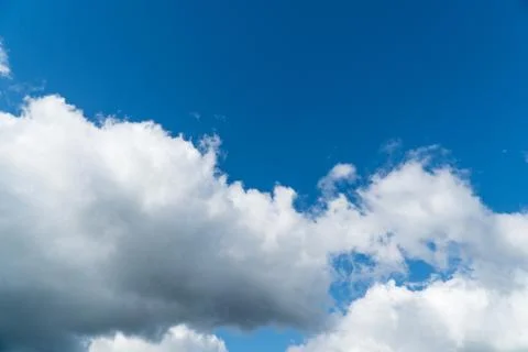 Blue sky with clouds Stock Photos