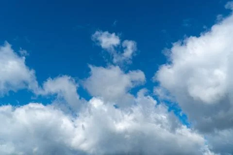 Blue sky with clouds Stock Photos