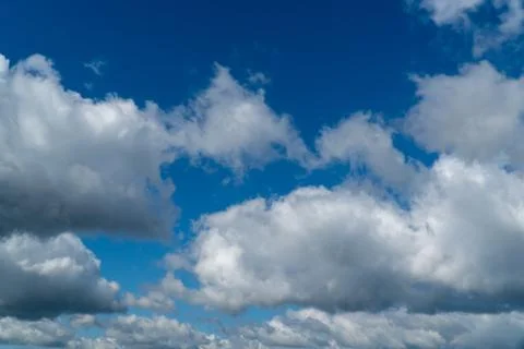 Blue sky with clouds Stock Photos