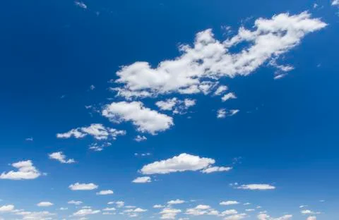 Blue Sky with Clouds Stock Photos