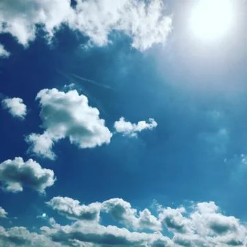 Blue Sky Clouds Stock Photos