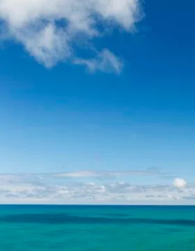Blue sky with clouds Stock Photos