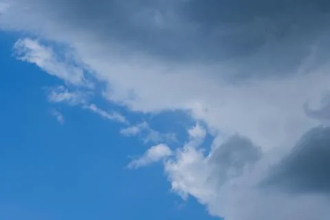 Blue sky with clouds Foto stock