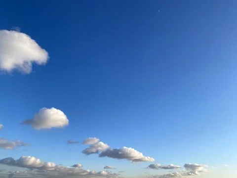 Blue sky with clouds Stock Photos