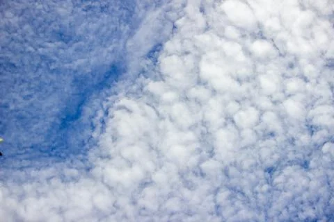 Blue sky with clouds Stock Photos