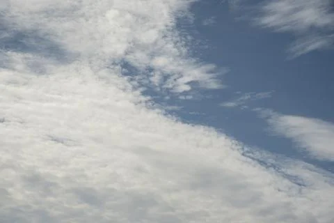Blue sky with clouds Stock Photos