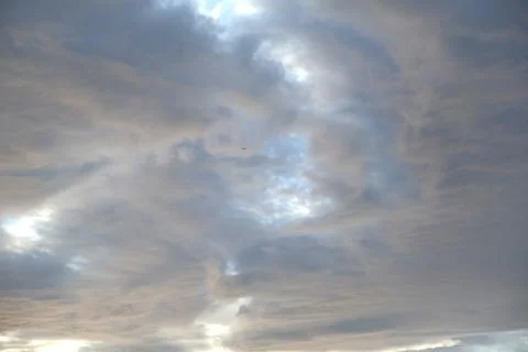 Blue sky with clouds Stock Photos