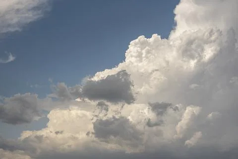 Blue sky with clouds Stock Photos