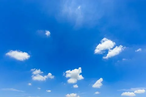 Blue sky with clouds Stock Photos
