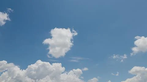 Blue sky with clouds Stock Photos