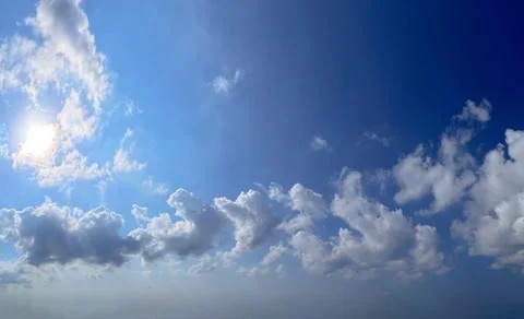 Blue sky with clouds, Stock Photos