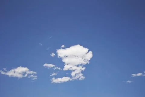 Blue sky with clouds Stock Photos