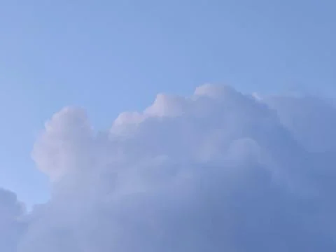Blue sky with clouds Stock Photos